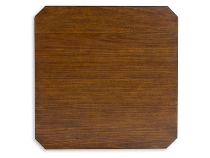 Signature Design by Ashley - Trenmour Square End Table in Medium Brown - T596-2 veiw 4