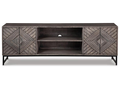 Signature Design by Ashley - Treybrook Accent Cabinet in Distressed Gray - A4000512 veiw 1