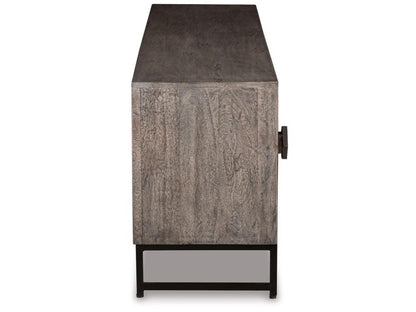 Signature Design by Ashley - Treybrook Accent Cabinet in Distressed Gray - A4000512 veiw 4