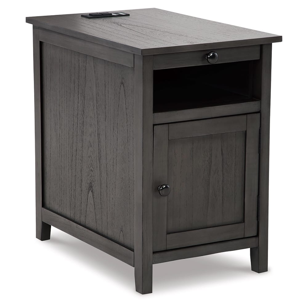 Signature Design by Ashley - Treytown Chair Side End Table in Gray - T300-317 view 1