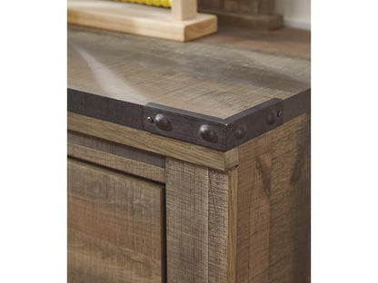 Signature Design by Ashley - Trinell Five Drawer Chest in Brown - B446-46 veiw 3