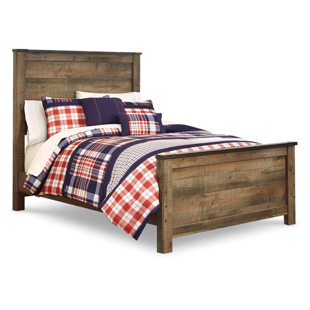 Signature Design by Ashley - Trinell Full Panel Bed in Brown veiw 1