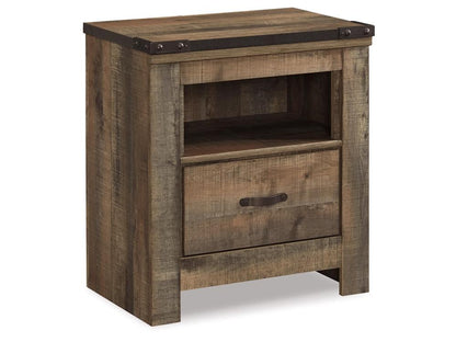 Signature Design by Ashley - Trinell One Drawer Night Stand in Brown - B446-91 veiw 1