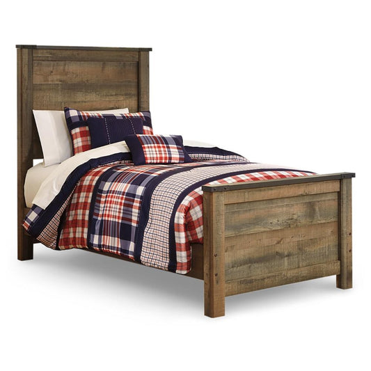 Signature Design by Ashley - Trinell Twin Panel Bed in Brown veiw 1