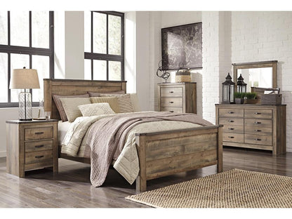 Signature Design by Ashley - Trinell Two Drawer Night Stand in Brown - B446-92 veiw 4