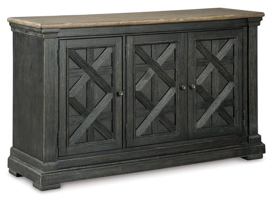 Signature Design by Ashley - Tyler Creek Dining Room Server in Black/Gray - D736-60 veiw 1