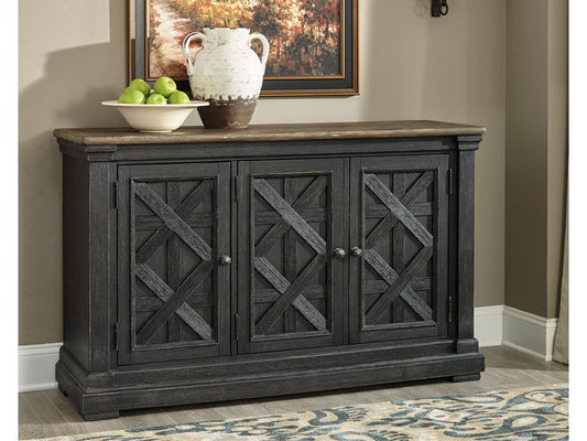 Signature Design by Ashley - Tyler Creek Dining Room Server in Black/Gray - D736-60 veiw 2