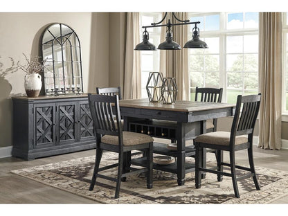 Signature Design by Ashley - Tyler Creek Dining Room Server in Black/Gray - D736-60 veiw 4