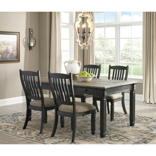 Signature Design by Ashley - Tyler Creek Dining Table And 4 Chairs in Black/Gray veiw 1