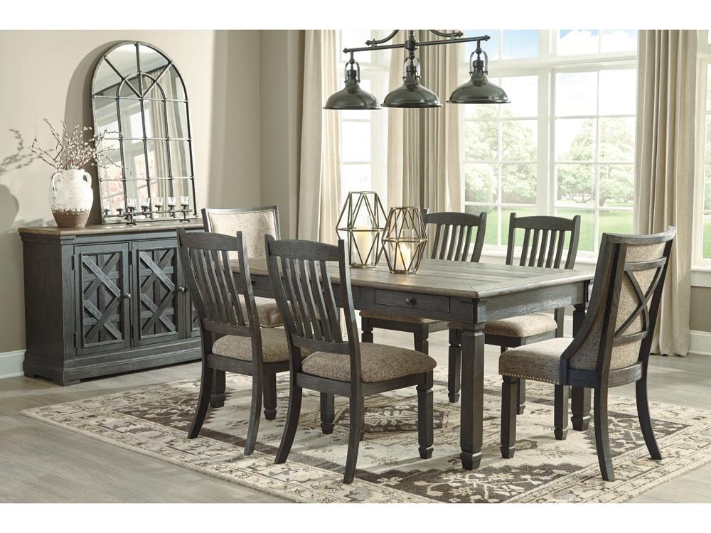 Signature Design by Ashley - Tyler Creek Dining Uph Side Chair (Set Of 2) in Black/Gray - D736-02 veiw 3