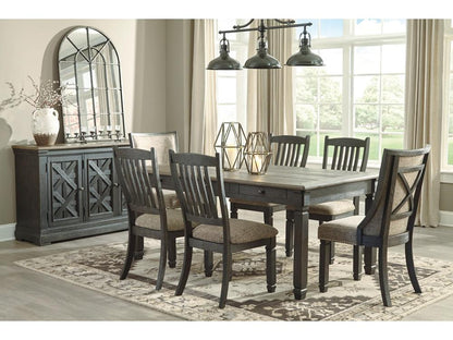 Signature Design by Ashley - Tyler Creek Dining Uph Side Chair (Set Of 2) in Black/Gray - D736-02 veiw 3