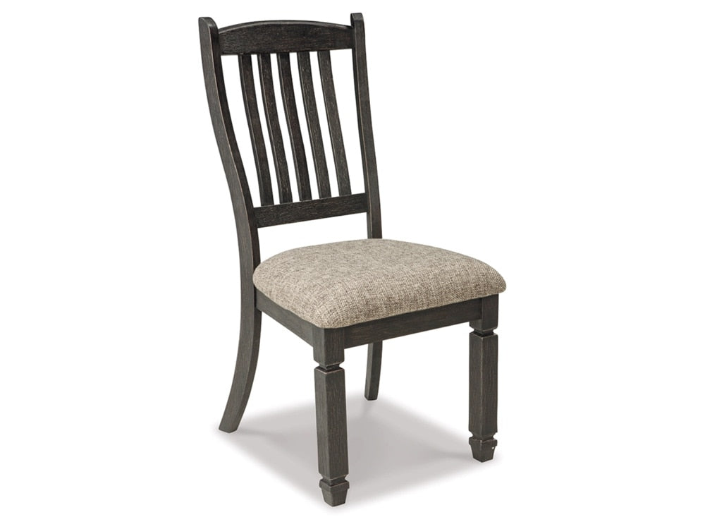 Signature Design by Ashley - Tyler Creek Dining Uph Side Chair (Set Of 2) in Black/Gray - D736-01 veiw 1