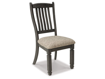 Signature Design by Ashley - Tyler Creek Dining Uph Side Chair (Set Of 2) in Black/Gray - D736-01 veiw 1