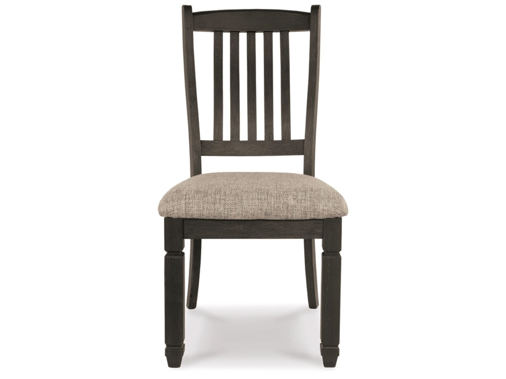 Signature Design by Ashley - Tyler Creek Dining Uph Side Chair (Set Of 2) in Black/Gray - D736-01 veiw 3