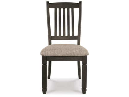 Signature Design by Ashley - Tyler Creek Dining Uph Side Chair (Set Of 2) in Black/Gray - D736-01 veiw 3