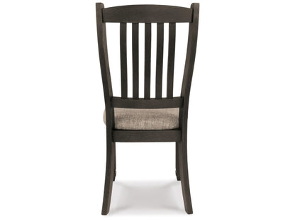 Signature Design by Ashley - Tyler Creek Dining Uph Side Chair (Set Of 2) in Black/Gray - D736-01 veiw 4