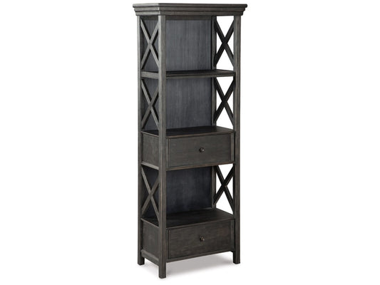 Signature Design by Ashley - Tyler Creek Display Cabinet in Black/Gray - D736-76 veiw 1