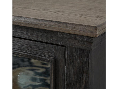 Signature Design by Ashley - Tyler Creek Extra Large Tv Stand in Black/Gray - W736-68 veiw 3