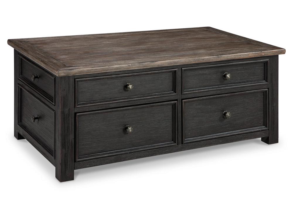 Signature Design by Ashley - Tyler Creek Lift Top Cocktail Table in Grayish Brown/Black - T736-20 veiw 1