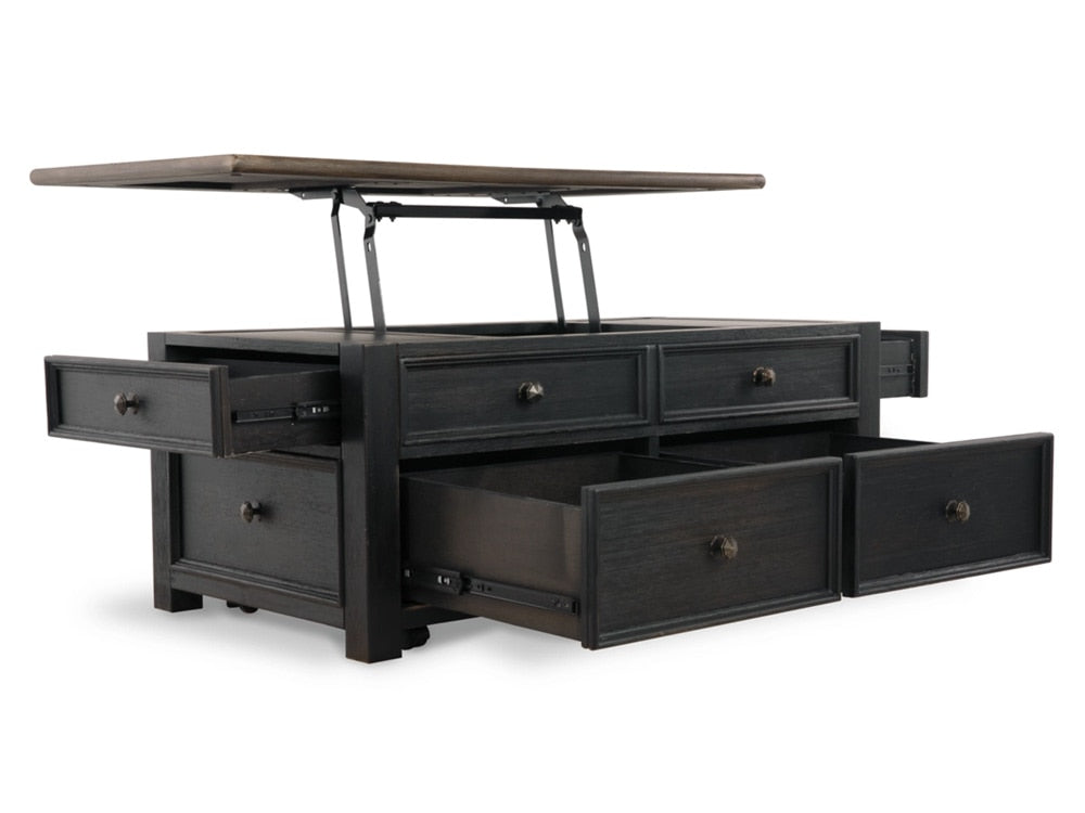 Signature Design by Ashley - Tyler Creek Lift Top Cocktail Table in Grayish Brown/Black - T736-20 veiw 3