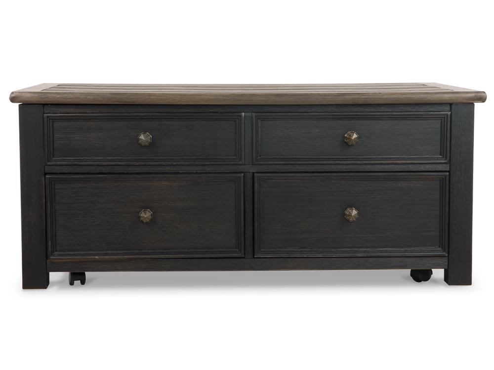 Signature Design by Ashley - Tyler Creek Lift Top Cocktail Table in Grayish Brown/Black - T736-20 veiw 4
