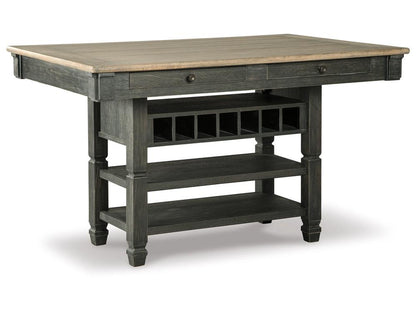 Signature Design by Ashley - Tyler Creek Rect Dining Room Counter Table in Black/Gray - D736-32 veiw 1