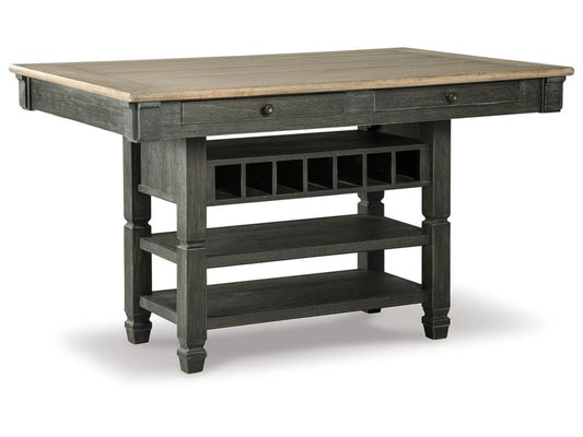 Signature Design by Ashley - Tyler Creek Rect Dining Room Counter Table in Black/Gray - D736-32 veiw 1