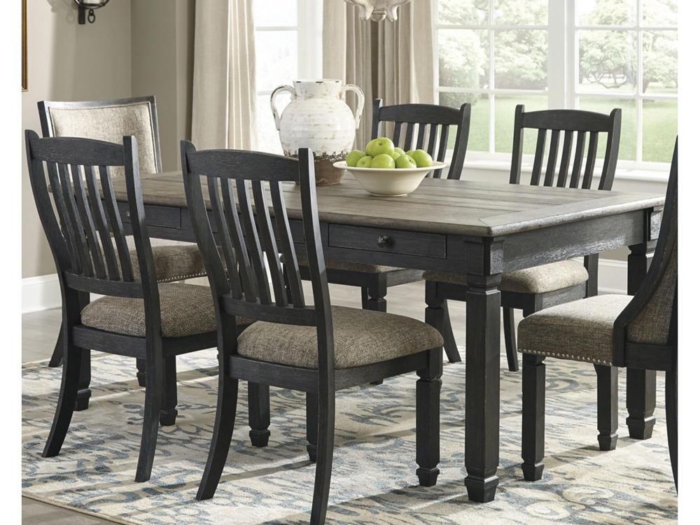 Signature Design by Ashley - Tyler Creek Rectangular Dining Room Table in Black/Gray - D736-25 veiw 2