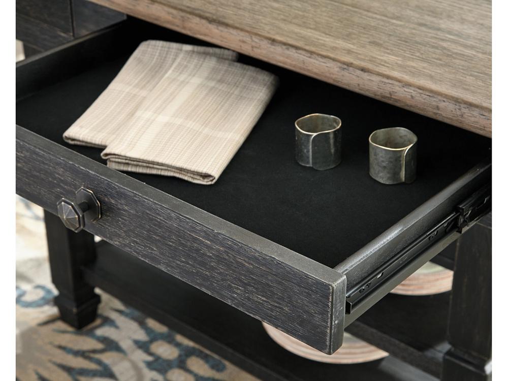 Signature Design by Ashley - Tyler Creek Rectangular Dining Room Table in Black/Gray - D736-25 veiw 3