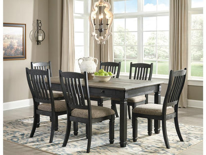 Signature Design by Ashley - Tyler Creek Rectangular Dining Room Table in Black/Gray - D736-25 veiw 4