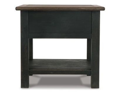 Signature Design by Ashley - Tyler Creek Rectangular End Table in Grayish Brown/Black - T736-3 veiw 4