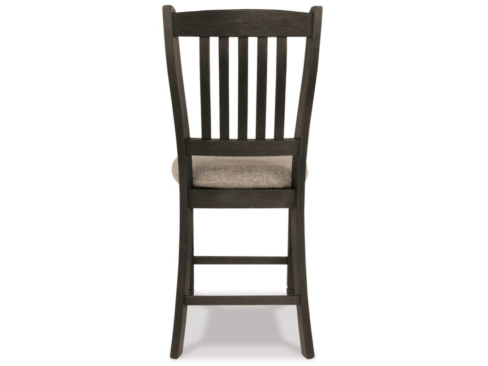 Signature Design by Ashley - Tyler Creek Upholstered Barstool (Set Of 2) in Black/Gray - D736-124 veiw 4