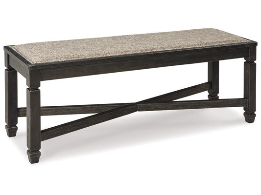 Signature Design by Ashley - Tyler Creek Upholstered Bench in Black/Gray - D736-00 veiw 1