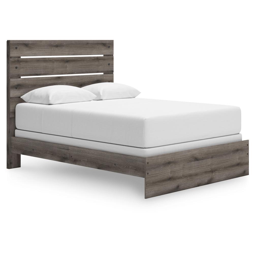 Signature Design by Ashley - Urbanoore Queen Panel Bed in Brown Gray veiw 1