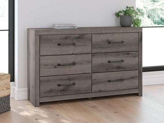 Signature Design by Ashley - Urbanoore Six Drawer Dresser in Brown Gray - B2405-31 veiw 2