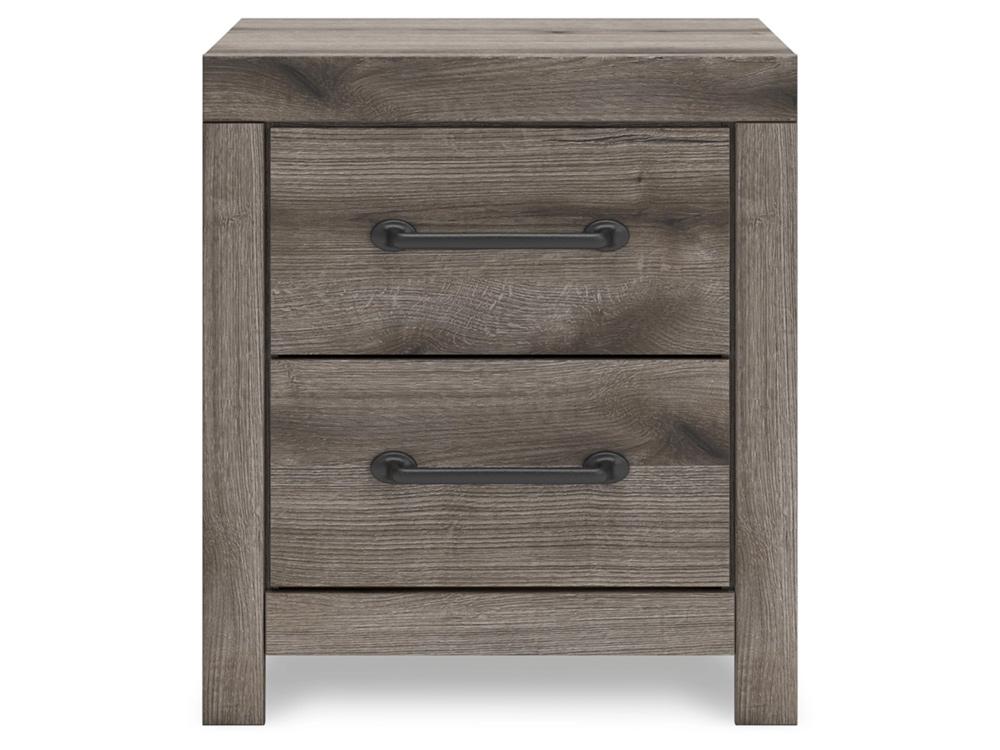 Signature Design by Ashley - Urbanoore Two Drawer Night Stand in Brown Gray - B2405-92 veiw 1