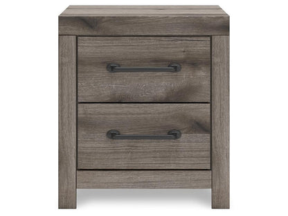 Signature Design by Ashley - Urbanoore Two Drawer Night Stand in Brown Gray - B2405-92 veiw 1