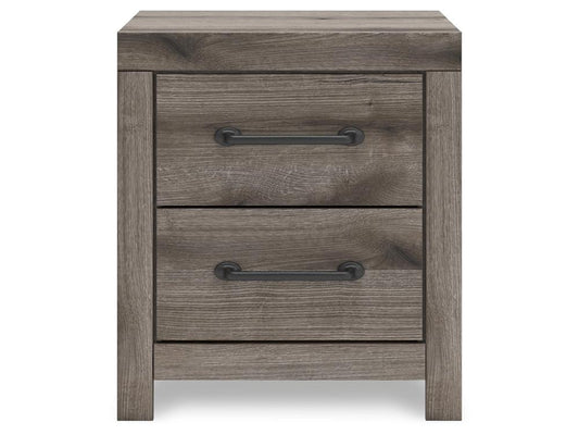 Signature Design by Ashley - Urbanoore Two Drawer Night Stand in Brown Gray - B2405-92 veiw 1