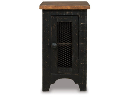 Signature Design by Ashley - Valebeck Chair Side End Table in Black/Brown - T468-7 veiw 1
