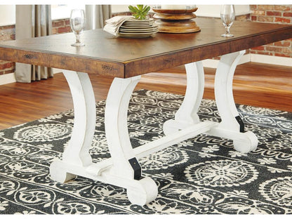 Signature Design by Ashley - Valebeck Rect Dining Room Table - D546-35 veiw 3