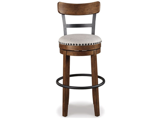 Signature Design by Ashley - Valebeck Tall Uph Swivel Barstool(Set Of 2) in Brown - D546-430 veiw 1