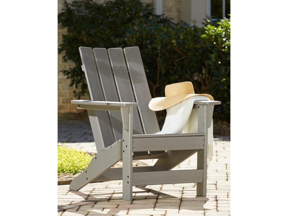 Signature Design by Ashley - Visola Adirondack Chair in Gray - P802-898 veiw 2