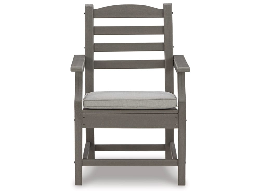 Signature Design by Ashley - Visola Arm Chair With Cushion (Set of 2) in Gray - P802-601A veiw 1