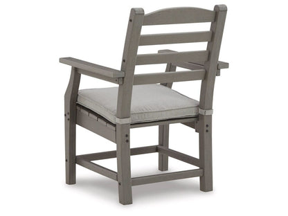 Signature Design by Ashley - Visola Arm Chair With Cushion (Set of 2) in Gray - P802-601A veiw 3