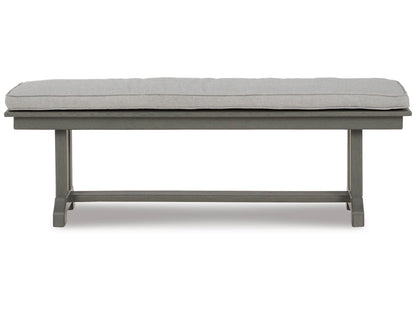 Signature Design by Ashley - Visola Bench With Cushion in Gray - P802-600 veiw 1