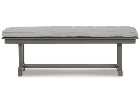 Signature Design by Ashley - Visola Bench With Cushion in Gray - P802-600 veiw 1
