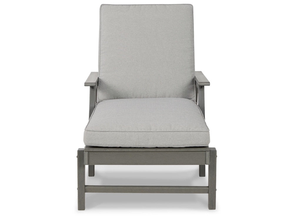 Signature Design by Ashley - Visola Chaise Lounge With Cushion in Gray - P802-815 veiw 1