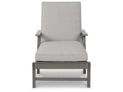 Signature Design by Ashley - Visola Chaise Lounge With Cushion in Gray - P802-815 veiw 1