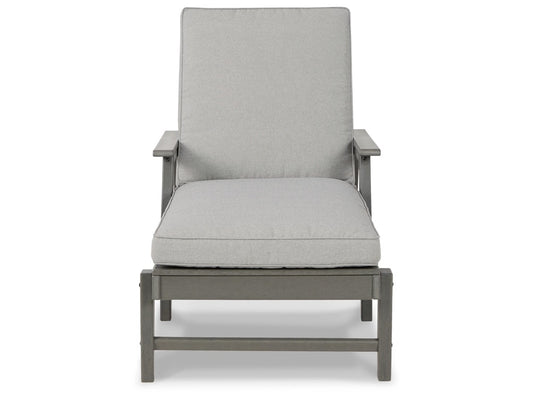 Signature Design by Ashley - Visola Chaise Lounge With Cushion in Gray - P802-815 veiw 1