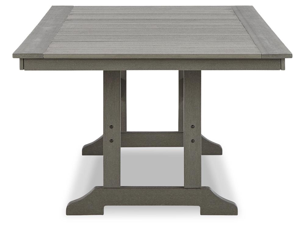 Signature Design by Ashley - Visola Outdoor RECT Dining Table w/UMB OPT in Gray - P802-625 veiw 3